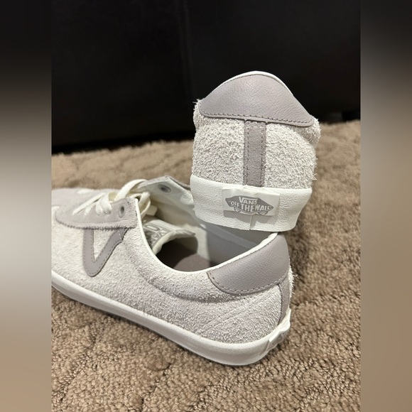 Vans Classic White and Gray Sneakers - Picture 5 of 5